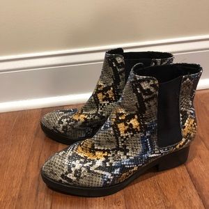 Jeffrey Campbell snakeskin boots